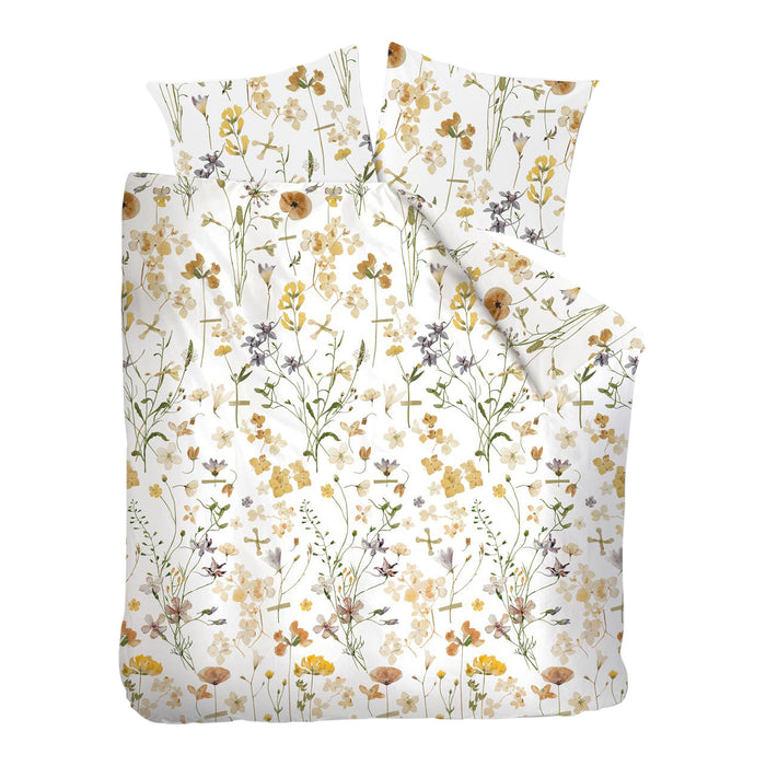 Ariadne at Home Flowerlove Dekbedovertrek 200 x 200/220 cm - Wit
