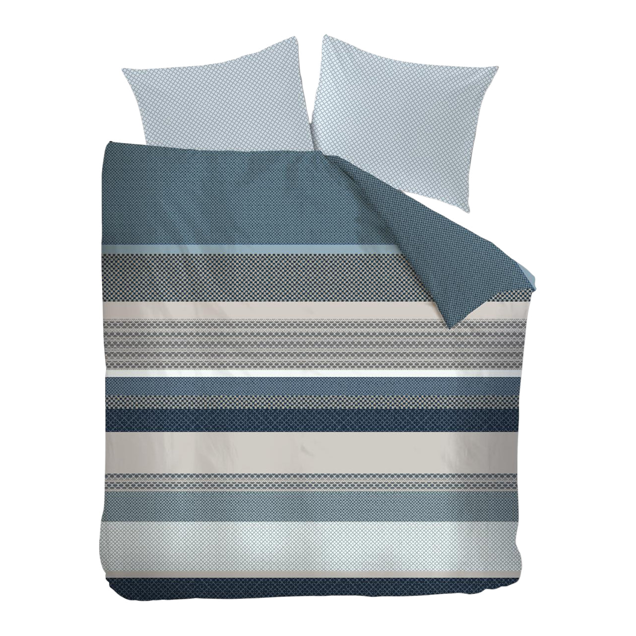 Beddinghouse Lennart Dekbedovertrek 200 x 200/220 cm - Blauw