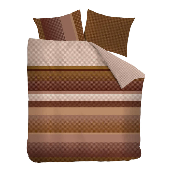 Beddinghouse Rhys Dekbedovertrek 240 x 200/220 cm - Terra