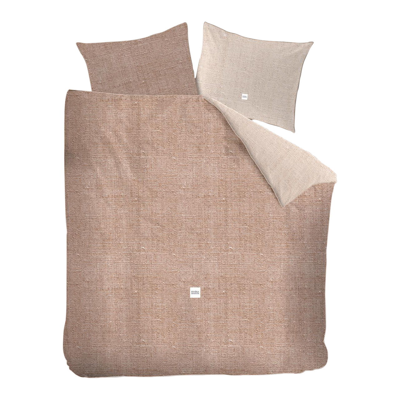 Riviera Maison Coughton Court Dekbedovertrek 240 x 200/220 cm - Perzik