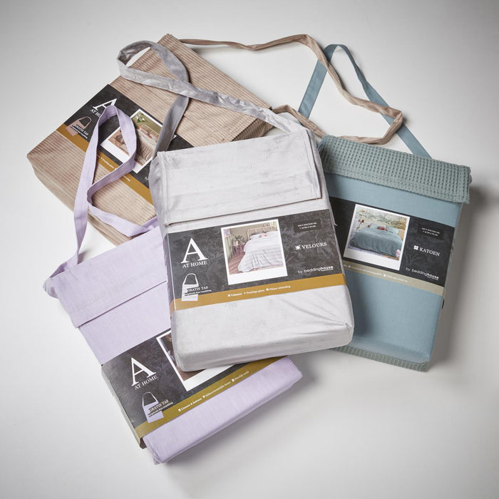 At Home by Beddinghouse Cosy Corduroy Dekbedovertrek 240 x 200 cm - Off-White