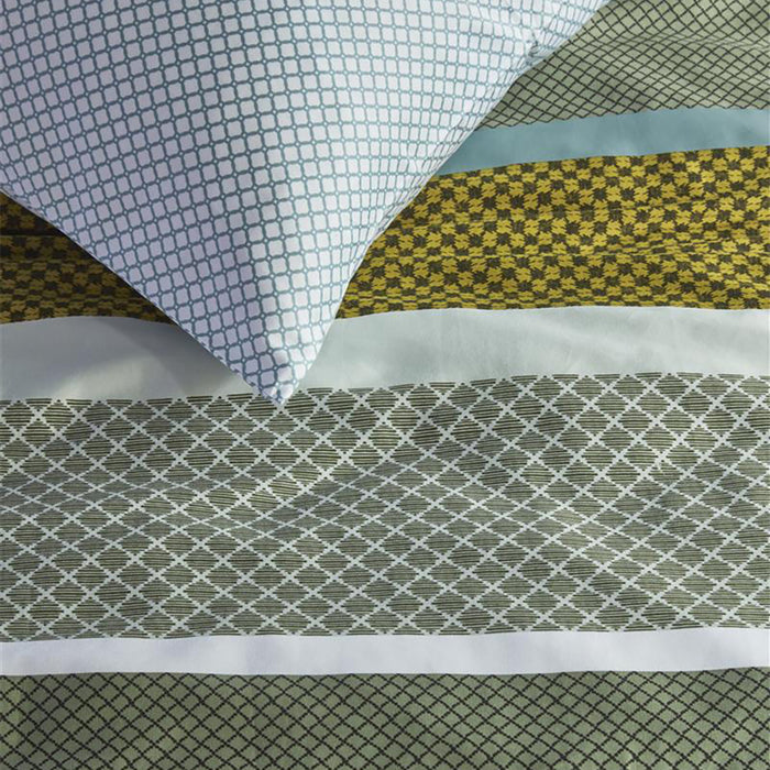 Beddinghouse Lennart Dekbedovertrek 240 x 200/220 cm - Groen