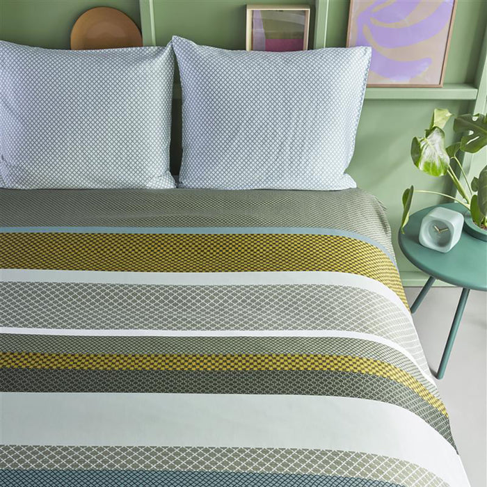 Beddinghouse Lennart Dekbedovertrek 240 x 200/220 cm - Groen