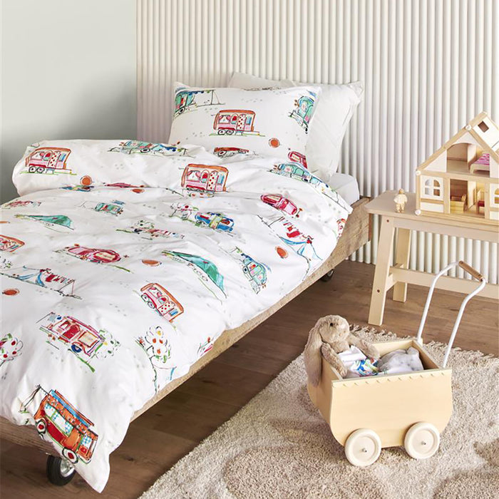 Beddinghouse Kids Race Cars Dekbedovertrek 140 x 200/220 cm