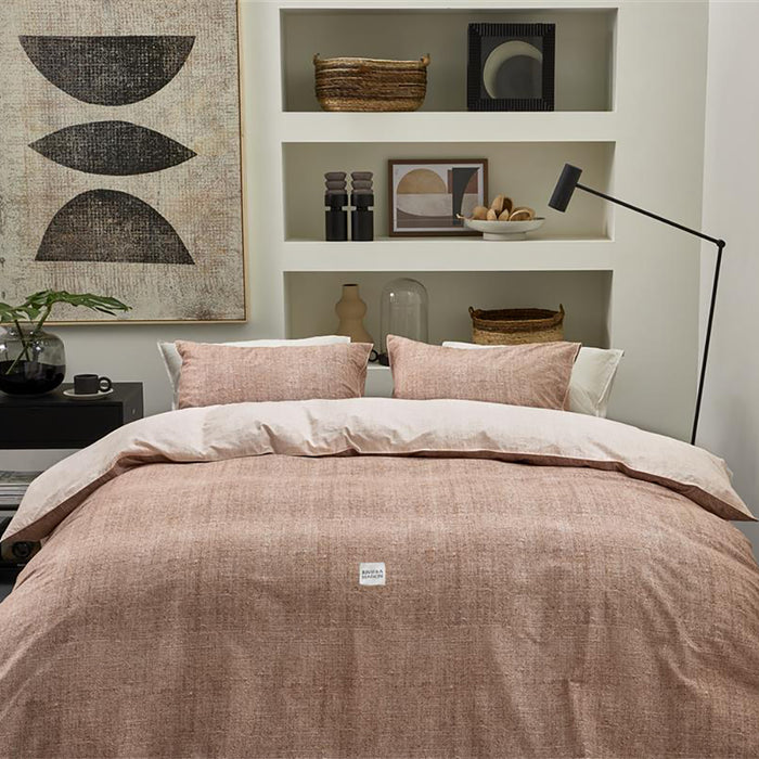 Riviera Maison Coughton Court Dekbedovertrek 200 x 200/220 cm - Perzik