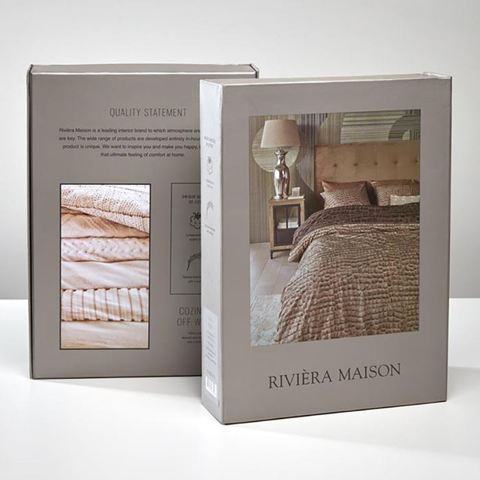 Riviera Maison Coughton Court Dekbedovertrek 240 x 200/220 cm - Perzik