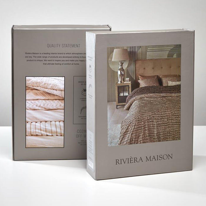 Riviera Maison Rattan Stripes Dekbedovertrek 240 x 200/220 cm