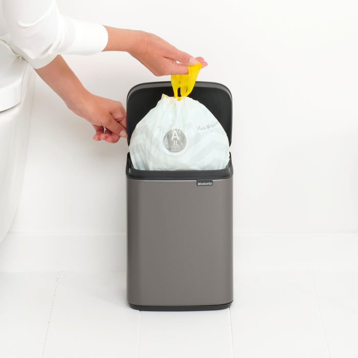 Brabantia Bo Afvalemmer 4 L - Platinum