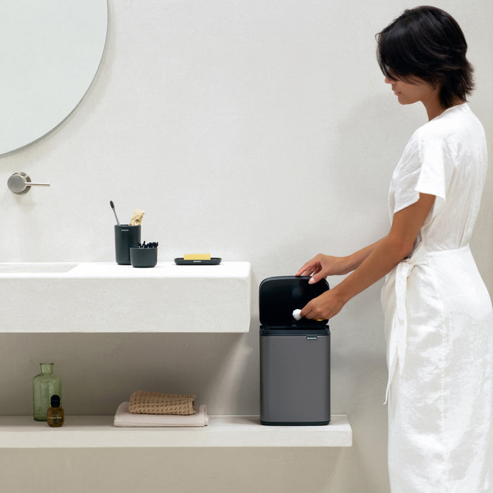 Brabantia Bo Afvalemmer 4 L - Platinum