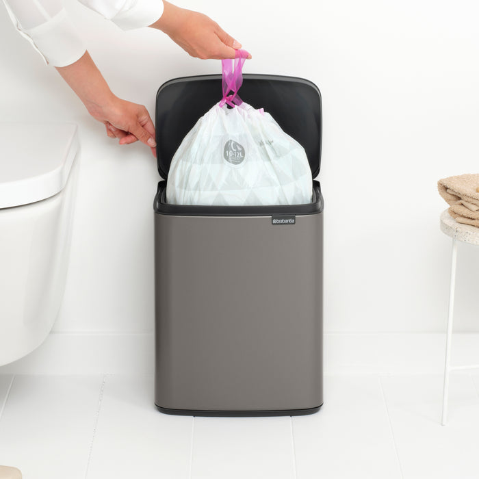 Brabantia Bo Afvalemmer 12 L - Platinum