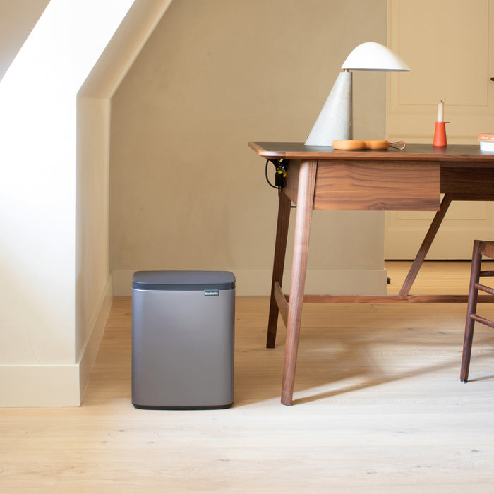 Brabantia Bo Afvalemmer 12 L - Platinum