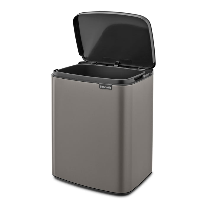 Brabantia Bo Afvalemmer 12 L - Platinum