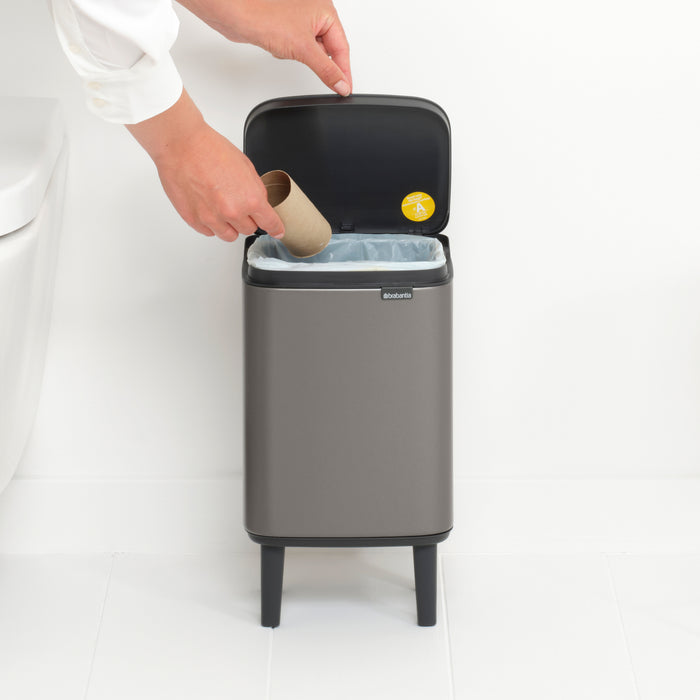 Brabantia Bo Hi Afvalemmer 4 L - Platinum