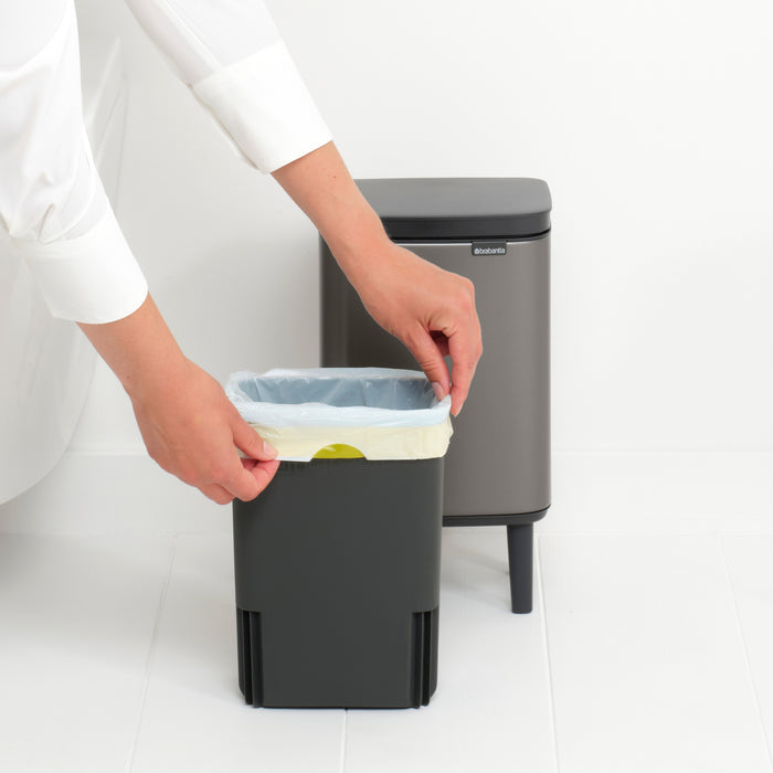 Brabantia Bo Hi Afvalemmer 4 L - Platinum