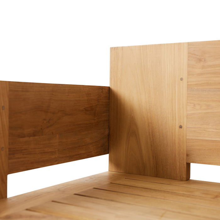 HKliving Teak Tuinbank - Natural