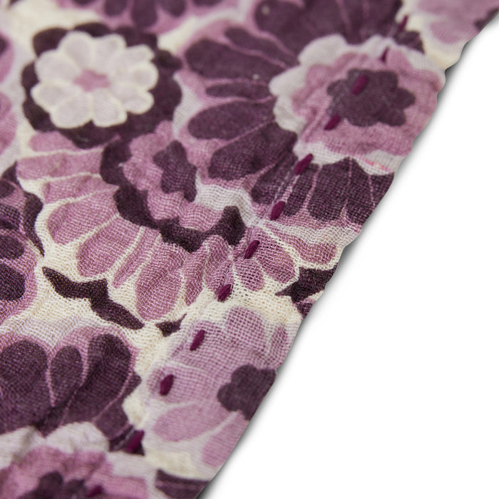 HKliving Floral Burgundy Servetten - Set van 2
