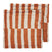 HKliving Striped Tangerine Servetten - Set van 2