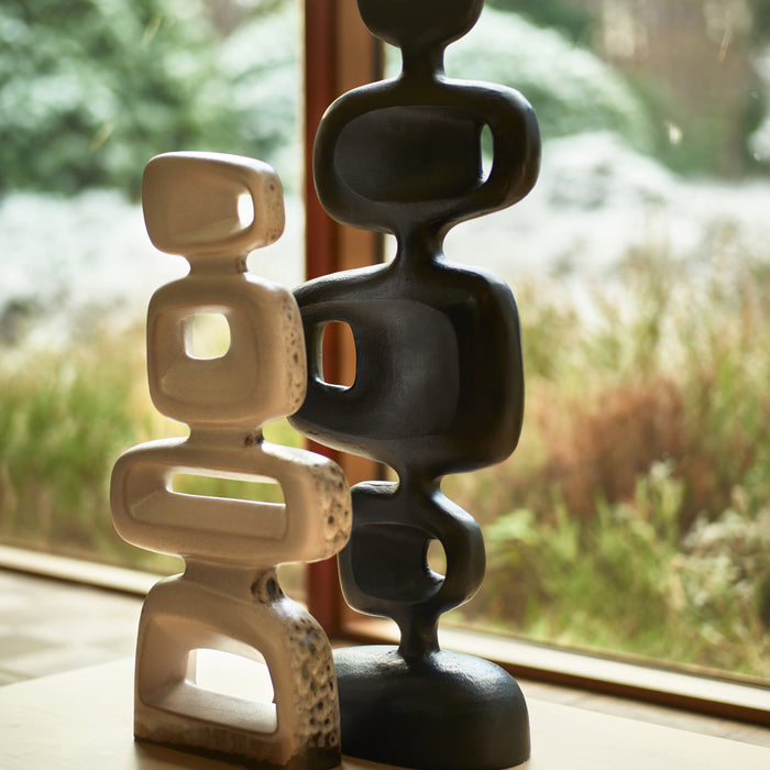 HKliving Sculpture Ornament - Reactive Brown