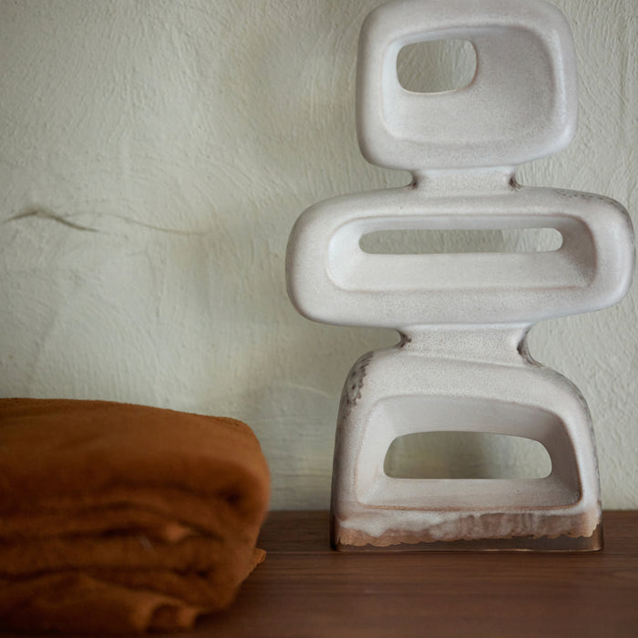 HKliving Sculpture Ornament - Reactive Brown