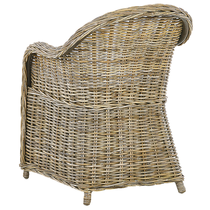 Beliani - SUSUA - Tuinstoel - Natuurlijk - Rotan