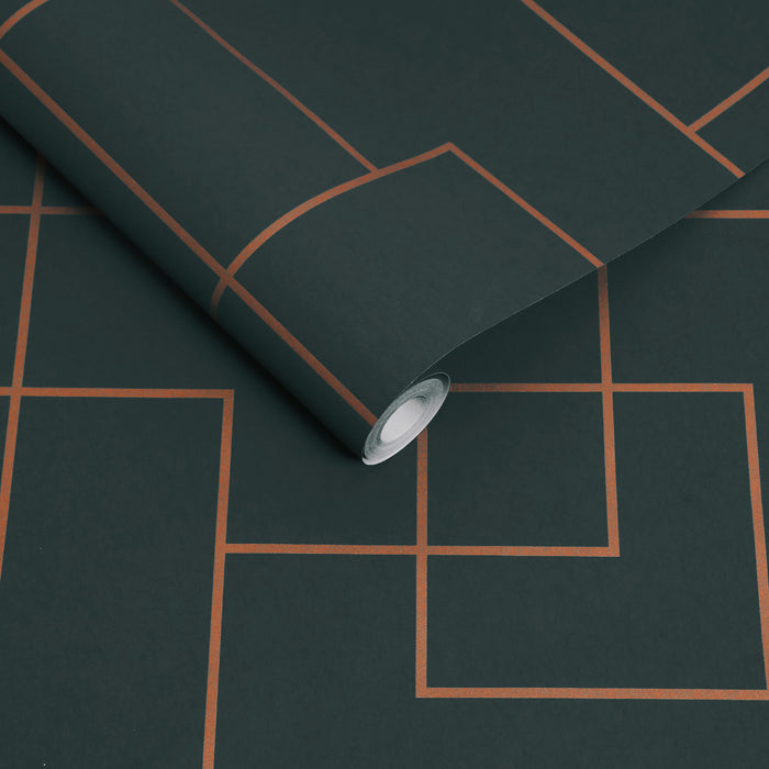 Graham & Brown - Vliesbehang - Primo Teal - 10mx52cm