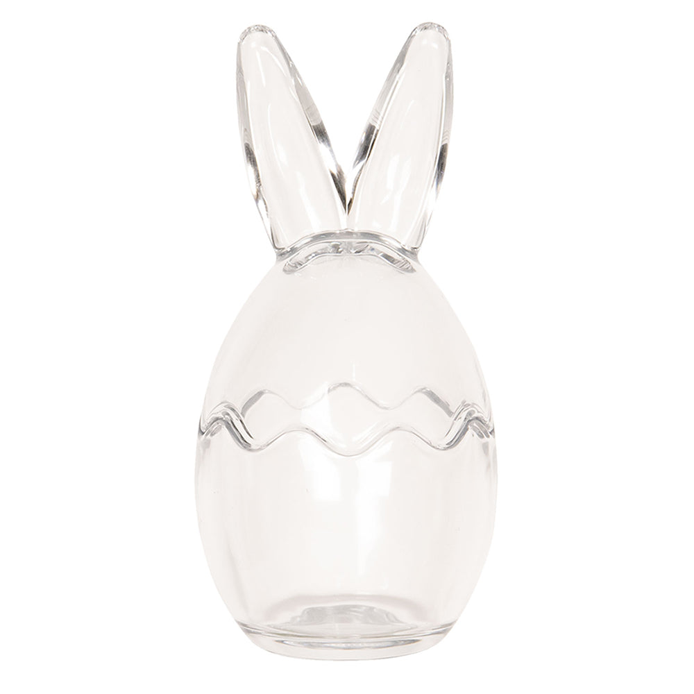 Clayre & Eef Voorraadpot Ø 10x21 cm Glas Haas