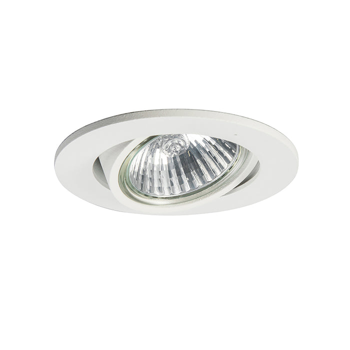 QAZQA Set van 12 inbouwspots wit kantelbaar - Cisco