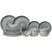 Cosy & Trendy Serviesset Baltic Grey 18-delig | 6 personen - 6 borden, 6 diepe borden en 6 schaaltjes