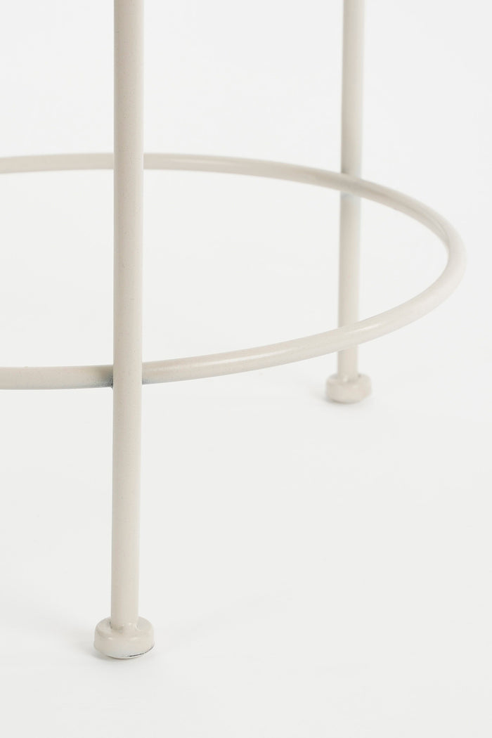 Mica Decorations Tierra Bijzettafel voor Buiten - Set van 3 - Beige