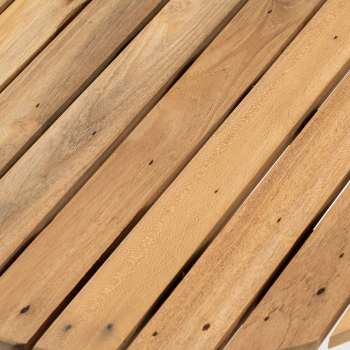 Riviera Maison Bijzettafel buiten  - Lovina Dia 60 - Bruin