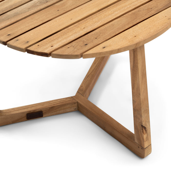 Riviera Maison Bijzettafel buiten  - Lovina Dia 60 - Bruin