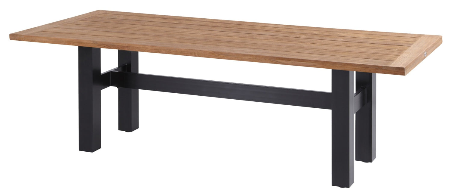Hartman Sophie Yasmani Tuintafel Teakhout 240 x 100 cm - Zwart