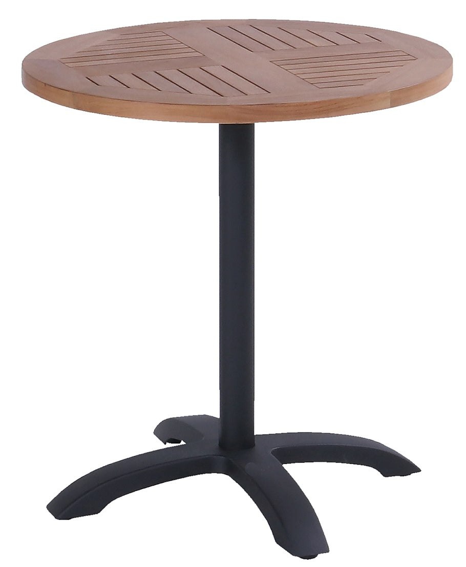 Hartman Sophie Teak Klaptafel Rond - Zwart