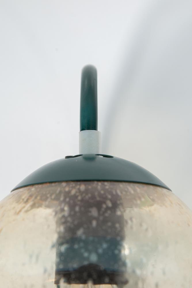 Reliving Vintage Jaren 60|70 Wandlamp Groen & Glas, Bubbels Bollamp