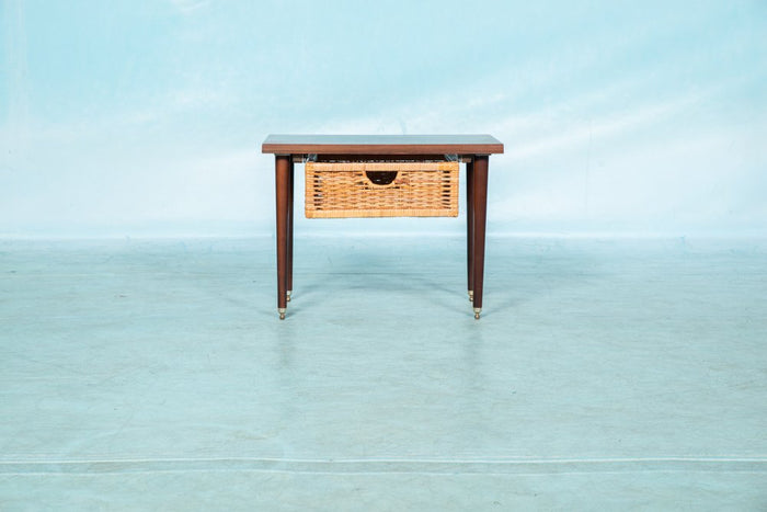 Reliving Vintage Palisander Ladekastje Jaren 60, Bijzet Nachtkastje