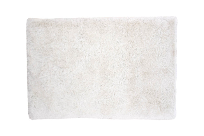 Hioshop Grace vloerkleed 400x300 cm polyester wit.