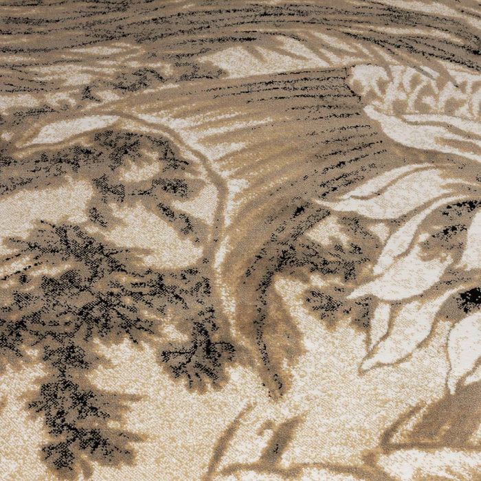 Bold Monkey The Legend Of Koi vloerkleed 160x230 beige|zwart grijs