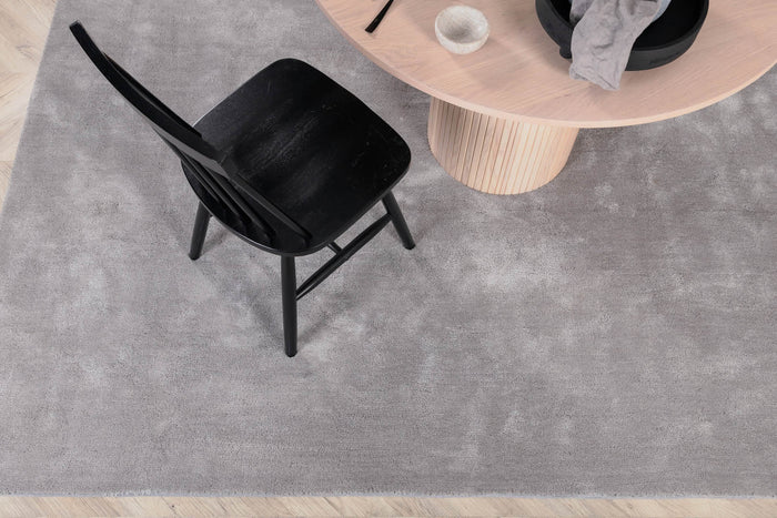 Hioshop Undra vloerkleed 300x200 cm polyester grijs.