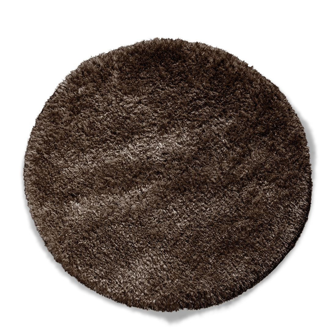 Rivièra Maison - Elegant Rond Vloerkleed in Zwart van XA3 met Luxe Materialen en Hoogte van 6 cm