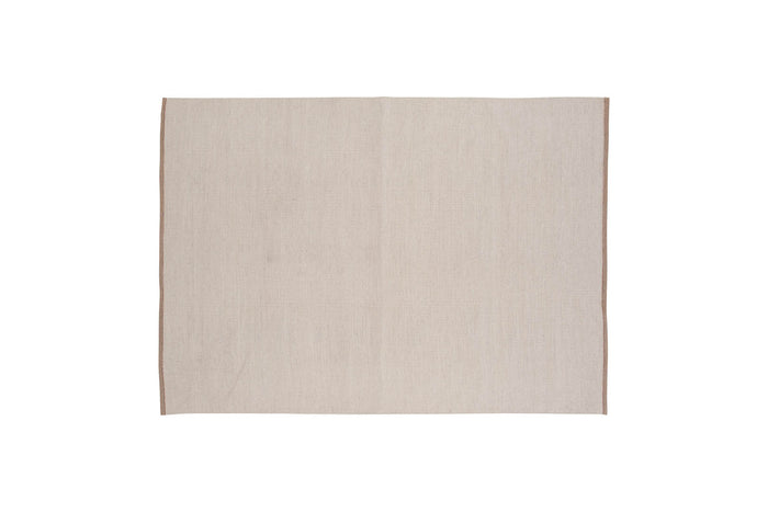 Hioshop Jaipur vloerkleed 240x170 cm wol beige.
