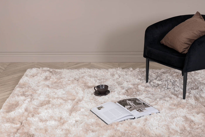 Hioshop Shiva vloerkleed 300x200 cm polyester beige.