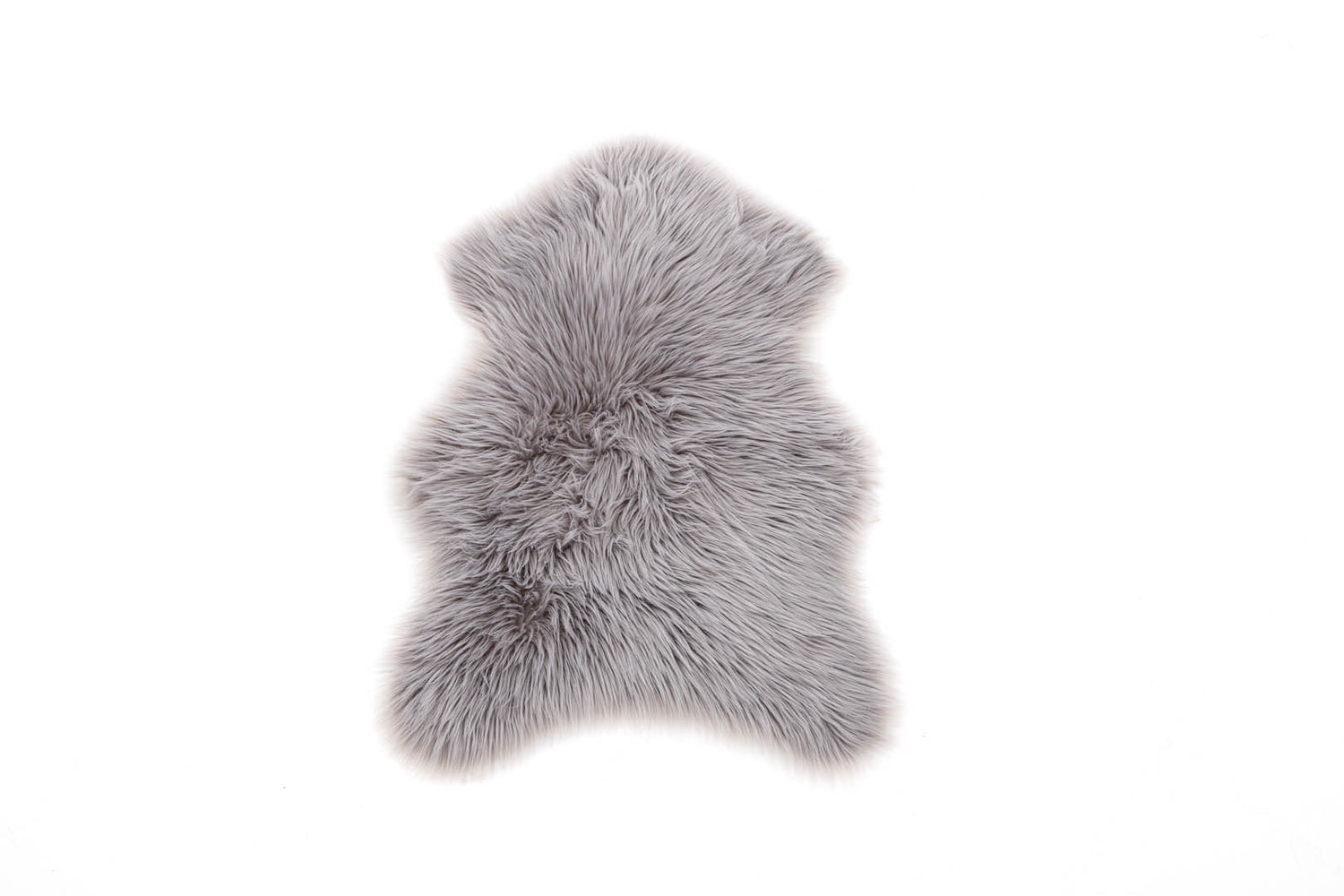 Hioshop Katy lamsvel geïmiteerd 90x60cm grijs.