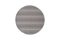 Hioshop Sishu vloerkleed Ø200 cm wol lichtgrijs.