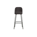 WOOOD Vogue Barkruk H 103 cm - Geweven Stof - Dark Grey