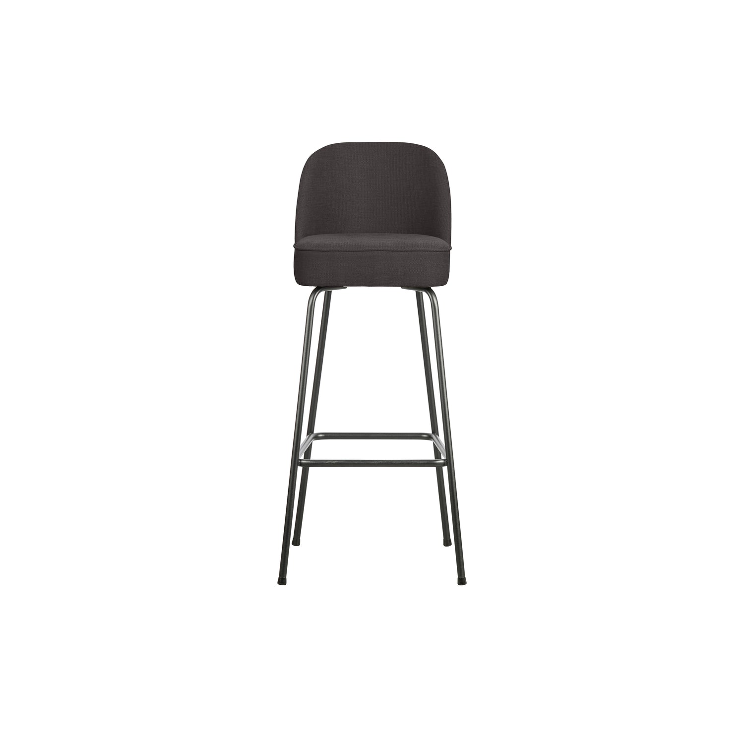 WOOOD Vogue Barkruk H 103 cm - Geweven Stof - Dark Grey