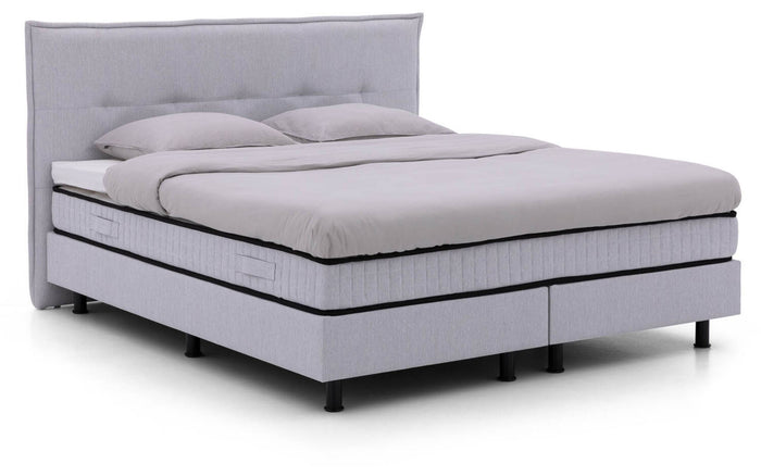 Goossens Boxspring Kaja - grijs - 160 x 200 cm