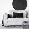 Furnilux - Tazi large round -  90 x 90 x 3 cm – black