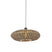 QAZQA Oosterse hanglamp zwart bamboe 50 cm - Ostrava