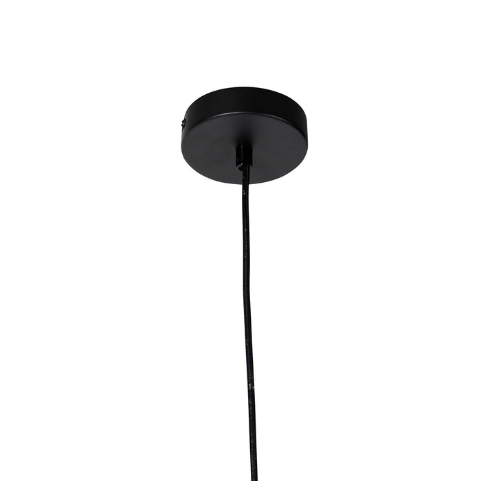 QAZQA LED Hanglamp cava luxe - Zwart - Modern - D 16.5cm