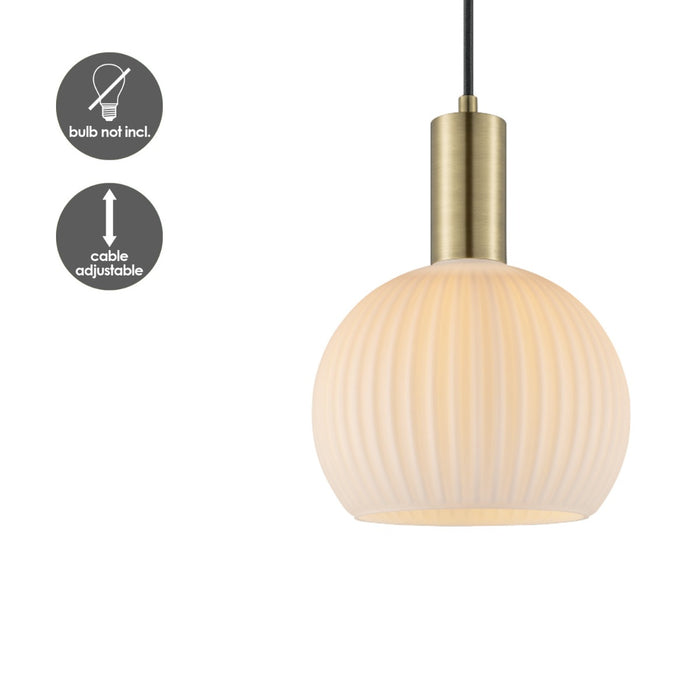 Home sweet home hanglamp Credo messing | opaal glas